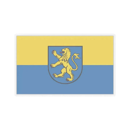 Flag of Ravensburg Germany - STICKER Vinyl Kiss-Cut Decal 4 Inch Transparent - The Sticker Space