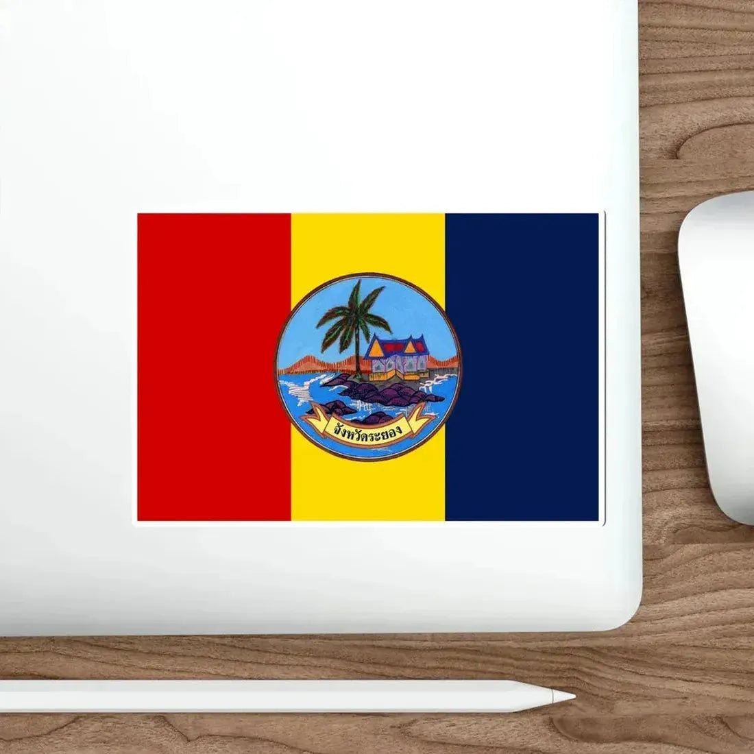 Flag of Rayong Province Thailand STICKER Vinyl Die-Cut Decal - The Sticker Space