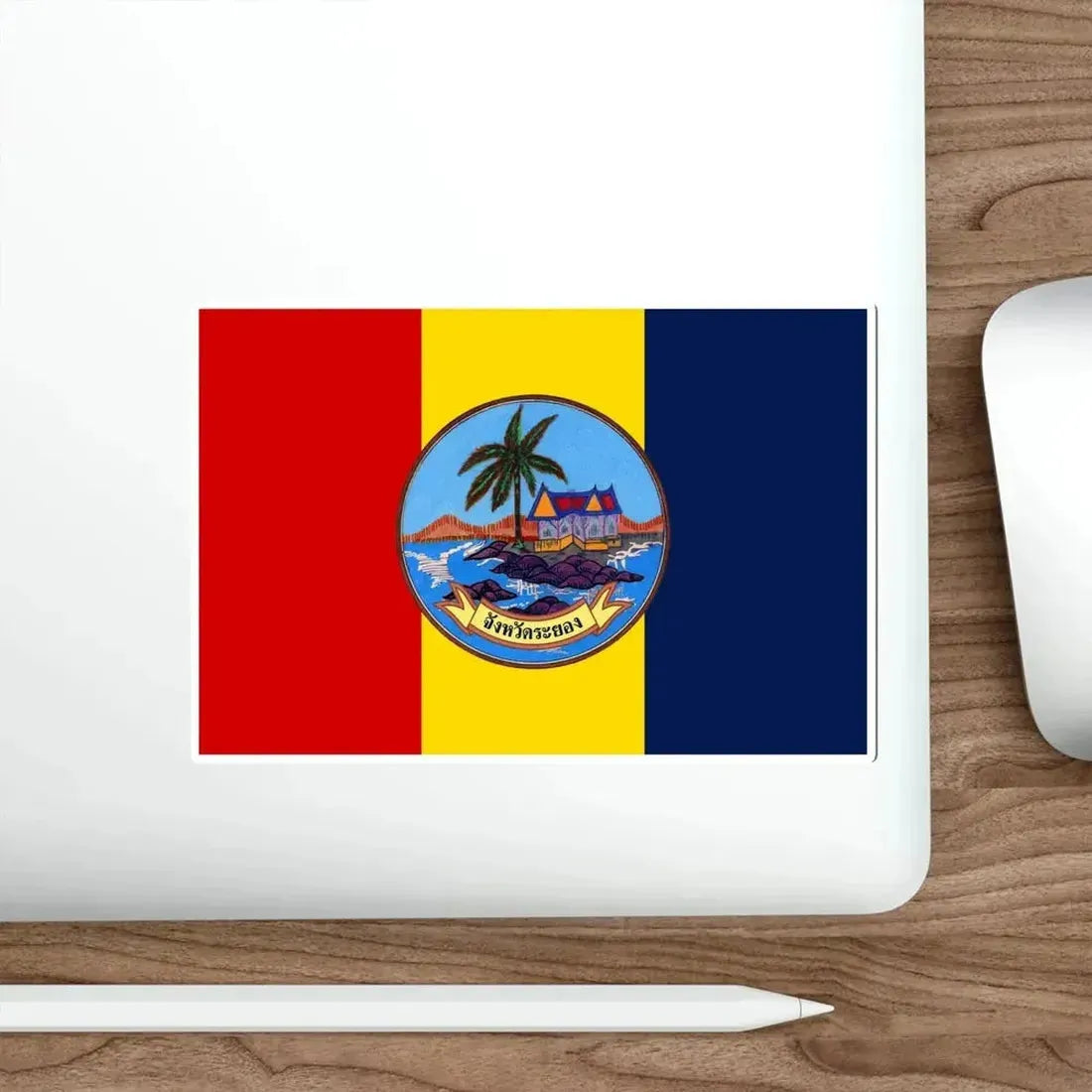 Flag of Rayong Province Thailand STICKER Vinyl Die-Cut Decal - The Sticker Space