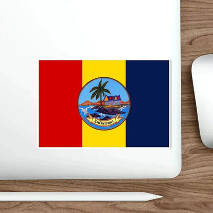 Flag of Rayong Province Thailand STICKER Vinyl Die-Cut Decal - The Sticker Space