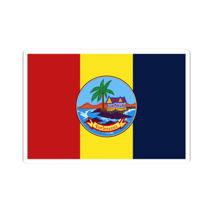 Flag of Rayong (Thailand) STICKER Vinyl Kiss-Cut Decal 2 Inch White - The Sticker Space