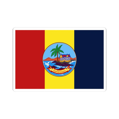 Flag of Rayong (Thailand) STICKER Vinyl Kiss-Cut Decal 4 Inch White - The Sticker Space