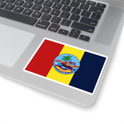 Flag of Rayong (Thailand) STICKER Vinyl Kiss-Cut Decal - The Sticker Space