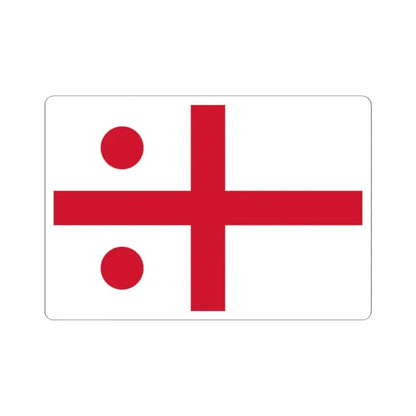 Flag of Rear-Admiral - Royal Navy (Australia) STICKER Vinyl Kiss-Cut Decal 2 Inch White - The Sticker Space