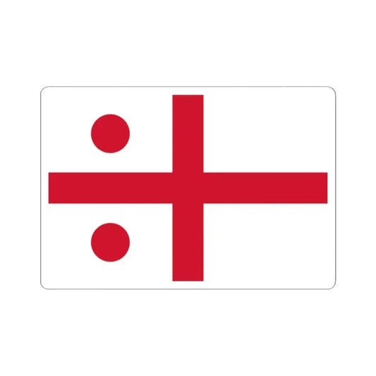 Flag of Rear-Admiral - Royal Navy (Australia) STICKER Vinyl Kiss-Cut Decal 2 Inch White - The Sticker Space