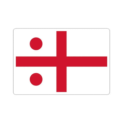 Flag of Rear-Admiral - Royal Navy (Australia) STICKER Vinyl Kiss-Cut Decal 3 Inch White - The Sticker Space