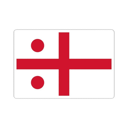 Flag of Rear-Admiral - Royal Navy (Australia) STICKER Vinyl Kiss-Cut Decal 4 Inch White - The Sticker Space