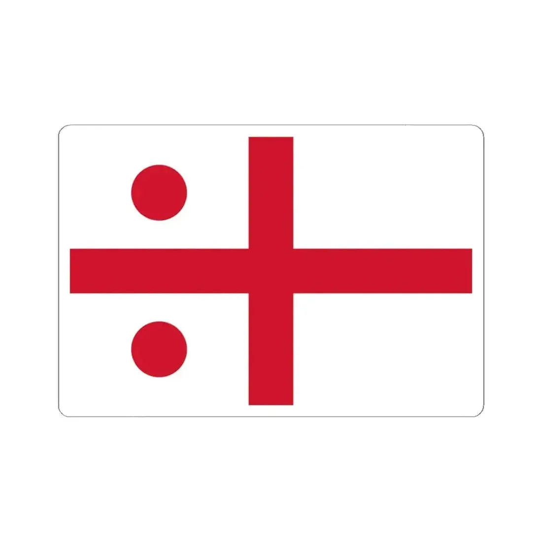 Flag of Rear-Admiral - Royal Navy (Australia) STICKER Vinyl Kiss-Cut Decal 6 Inch White - The Sticker Space