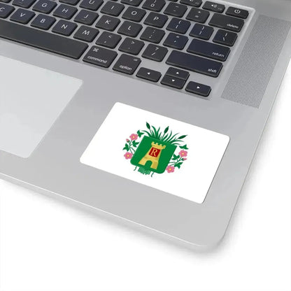 Flag of Rebecq (Belgium) STICKER Vinyl Kiss-Cut Decal - The Sticker Space