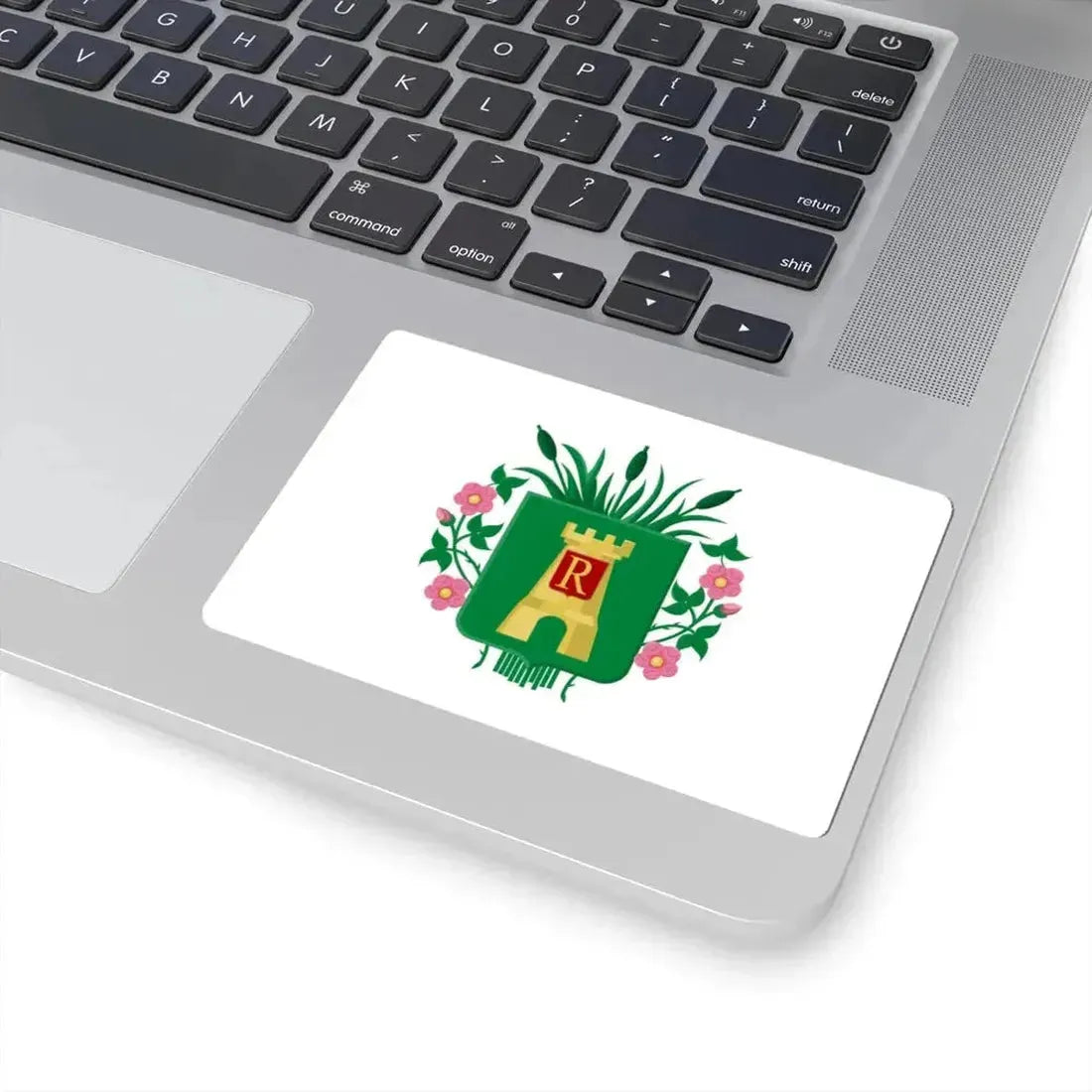 Flag of Rebecq (Belgium) STICKER Vinyl Kiss-Cut Decal - The Sticker Space