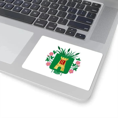 Flag of Rebecq (Belgium) STICKER Vinyl Kiss-Cut Decal - The Sticker Space