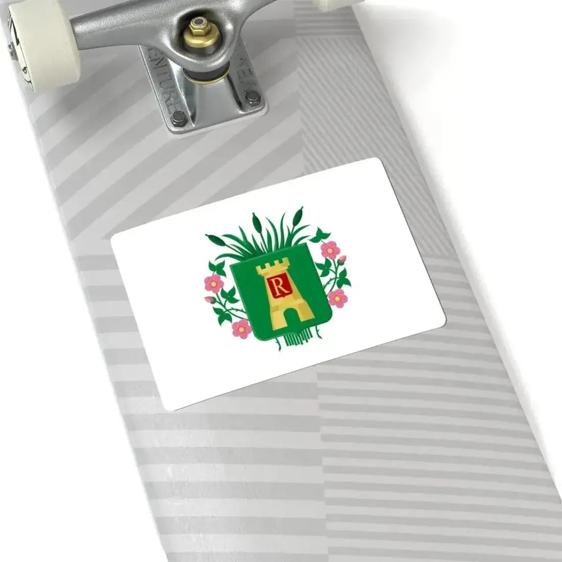 Flag of Rebecq (Belgium) STICKER Vinyl Kiss-Cut Decal - The Sticker Space