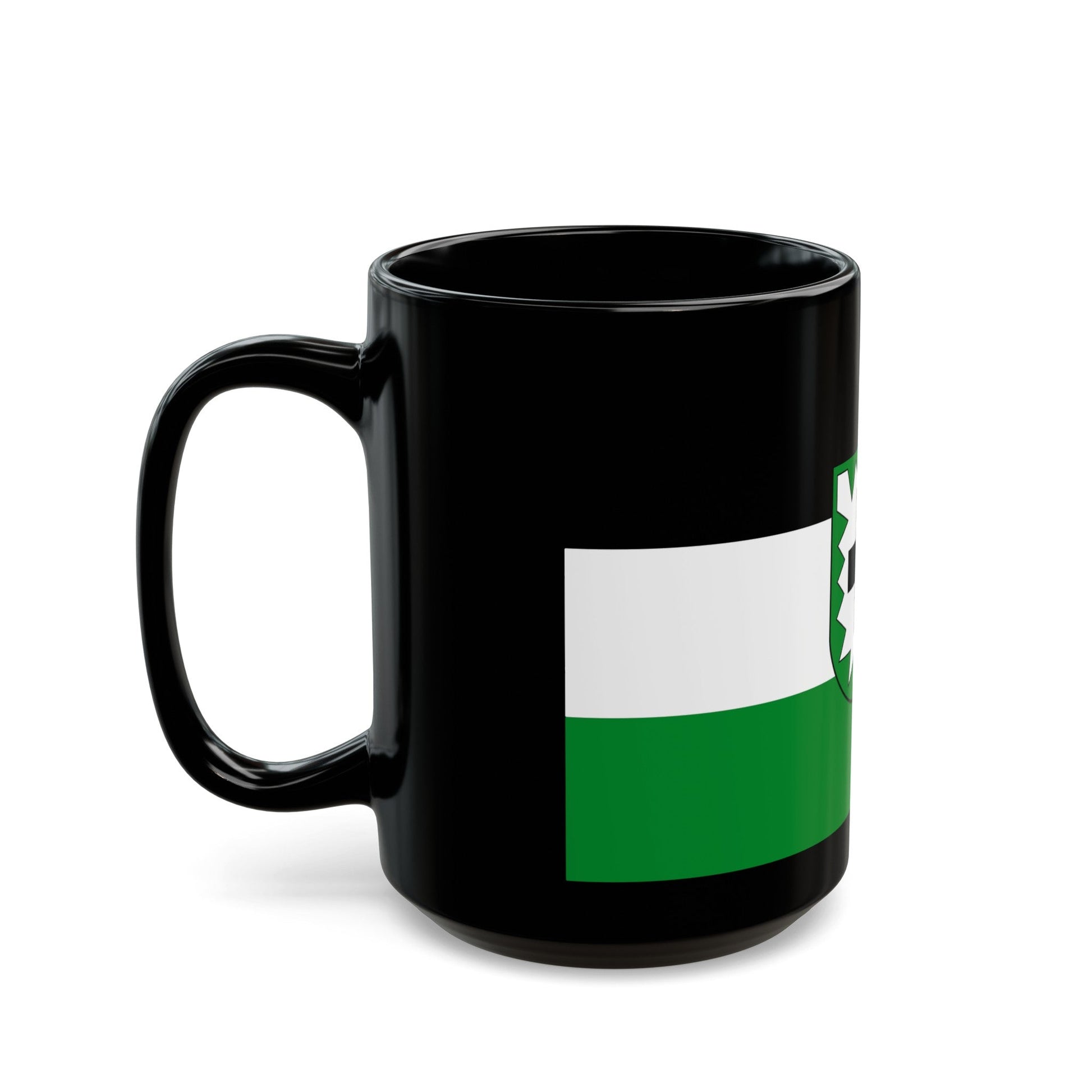 Flag of Recklinghausen Germany - Black Coffee Mug-The Sticker Space