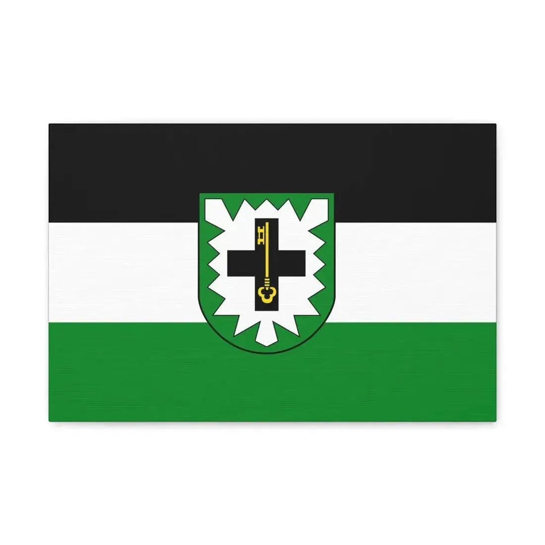 Flag of Recklinghausen Germany - Canvas Wall Art 18″ x 12″ 1.25" - The Sticker Space