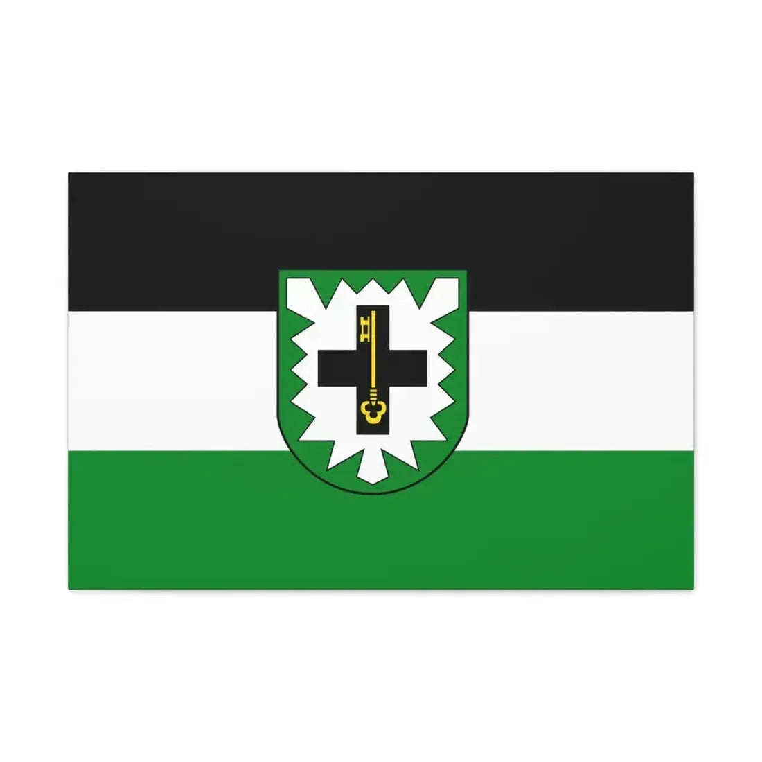Flag of Recklinghausen Germany - Canvas Wall Art 30" x 20" 1.25" - The Sticker Space