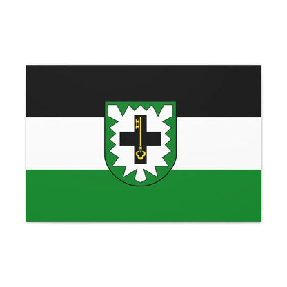 Flag of Recklinghausen Germany - Canvas Wall Art 30" x 20" 1.25" - The Sticker Space