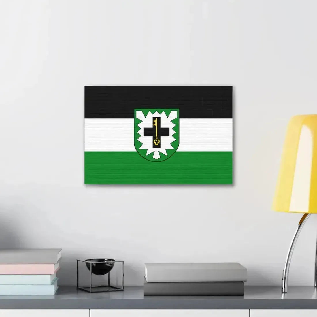 Flag of Recklinghausen Germany - Canvas Wall Art - The Sticker Space