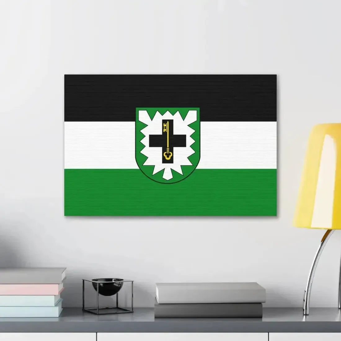 Flag of Recklinghausen Germany - Canvas Wall Art - The Sticker Space