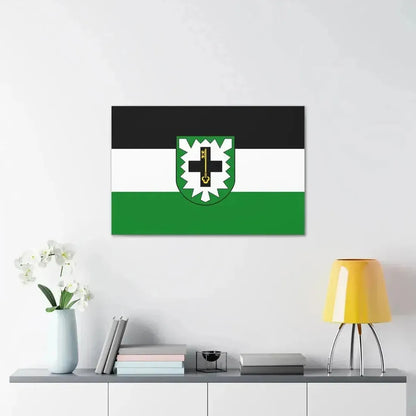 Flag of Recklinghausen Germany - Canvas Wall Art - The Sticker Space