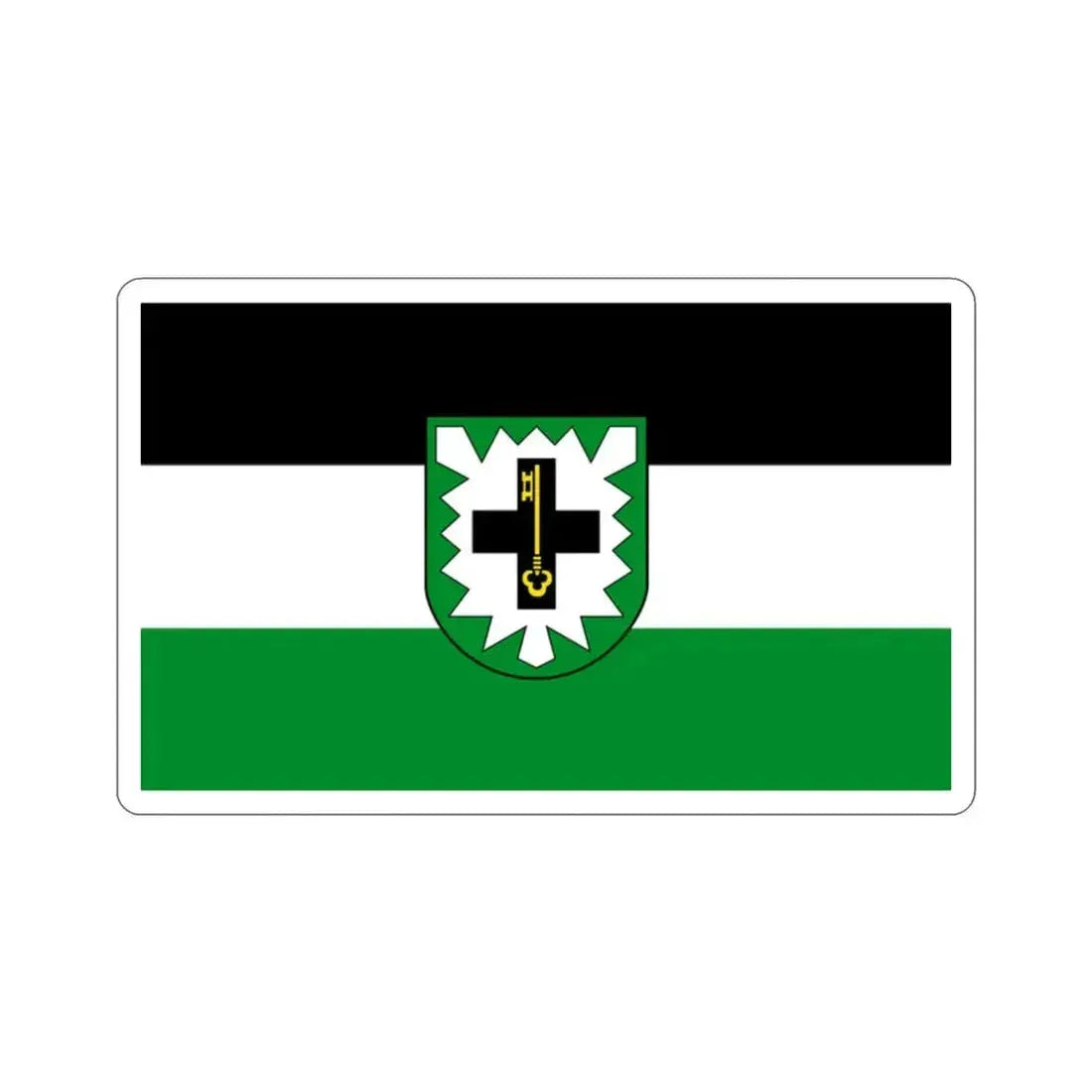 Flag of Recklinghausen Germany STICKER Vinyl Die-Cut Decal 2 Inch - The Sticker Space