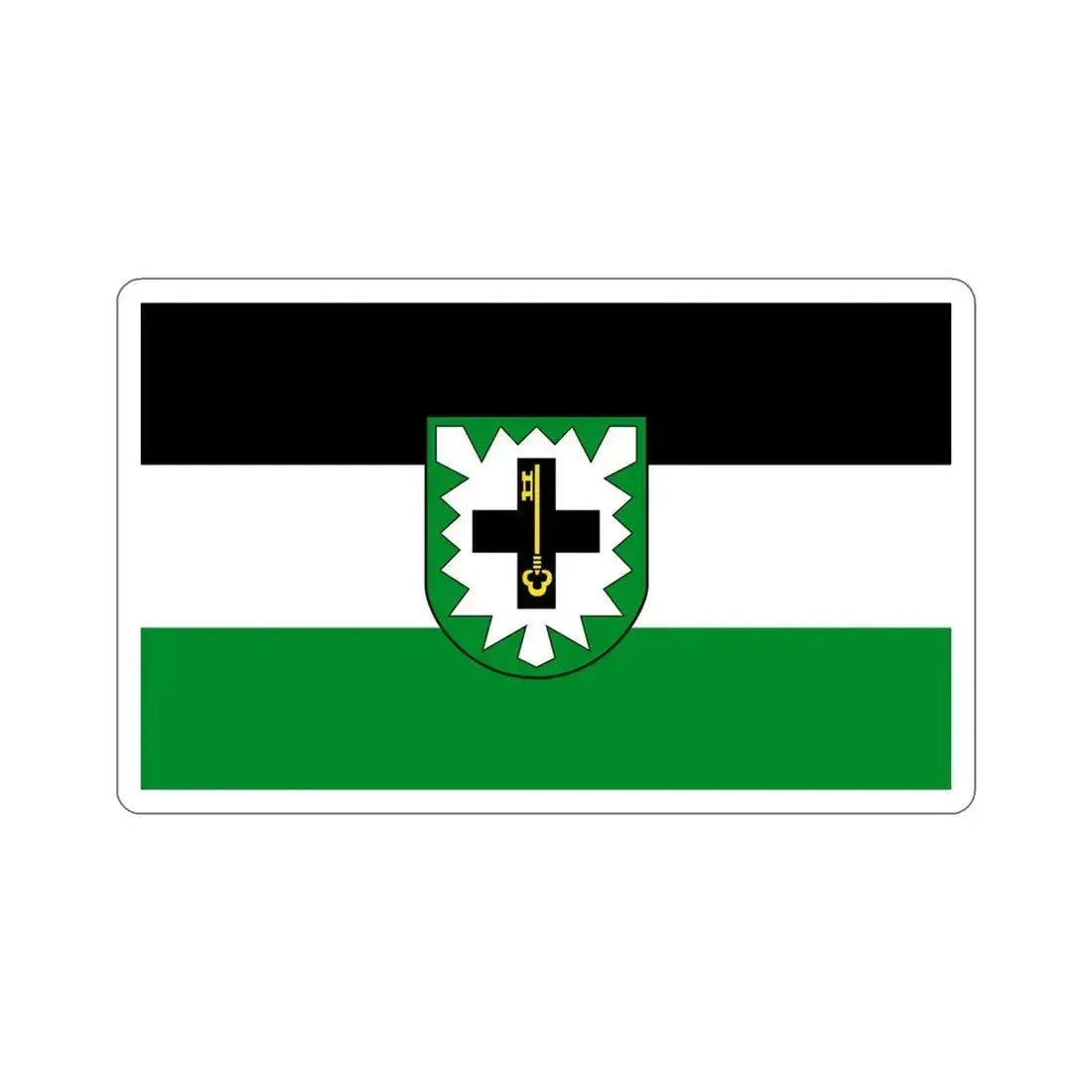 Flag of Recklinghausen Germany STICKER Vinyl Die-Cut Decal 5 Inch - The Sticker Space