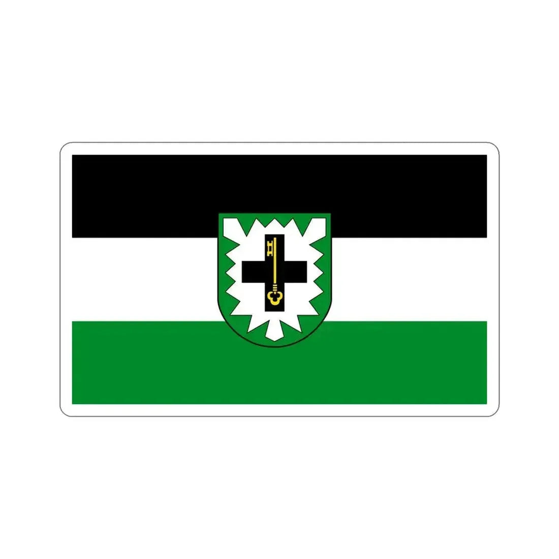 Flag of Recklinghausen Germany STICKER Vinyl Die-Cut Decal 6 Inch - The Sticker Space