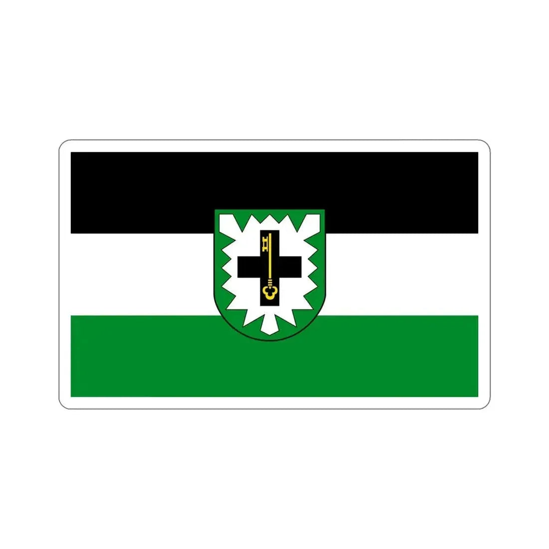 Flag of Recklinghausen Germany STICKER Vinyl Die-Cut Decal - The Sticker Space