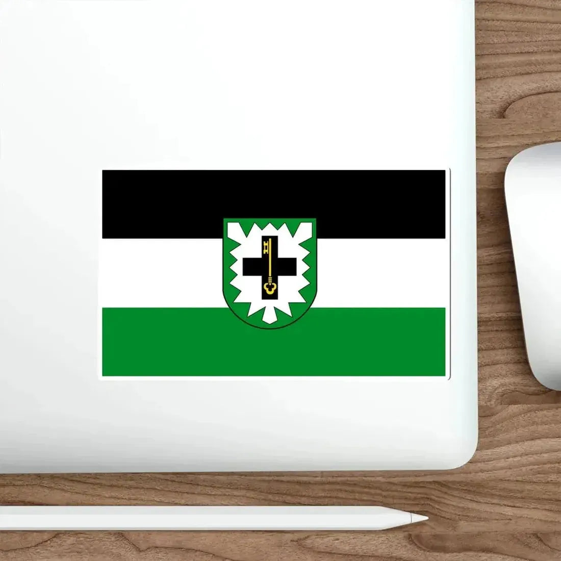 Flag of Recklinghausen Germany STICKER Vinyl Die-Cut Decal - The Sticker Space