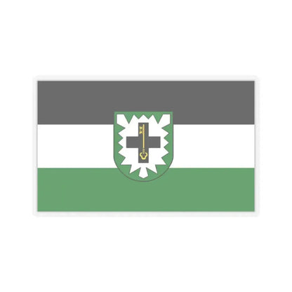 Flag of Recklinghausen Germany - STICKER Vinyl Kiss-Cut Decal 2 Inch Transparent - The Sticker Space