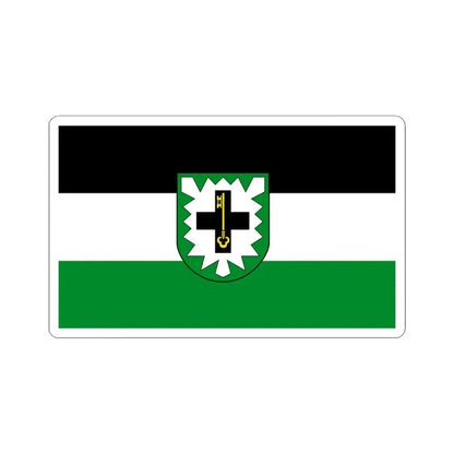 Flag of Recklinghausen Germany - STICKER Vinyl Kiss-Cut Decal 4 Inch White - The Sticker Space