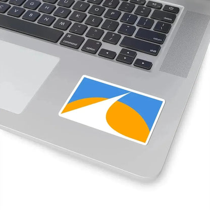 Flag of Redding California (United States) STICKER Vinyl Kiss-Cut Decal - The Sticker Space