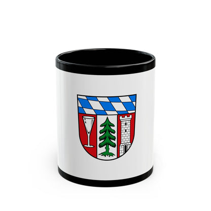 Flag of Regen Germany - Black Coffee Mug-11oz-The Sticker Space