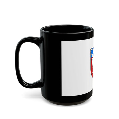 Flag of Regen Germany - Black Coffee Mug-The Sticker Space