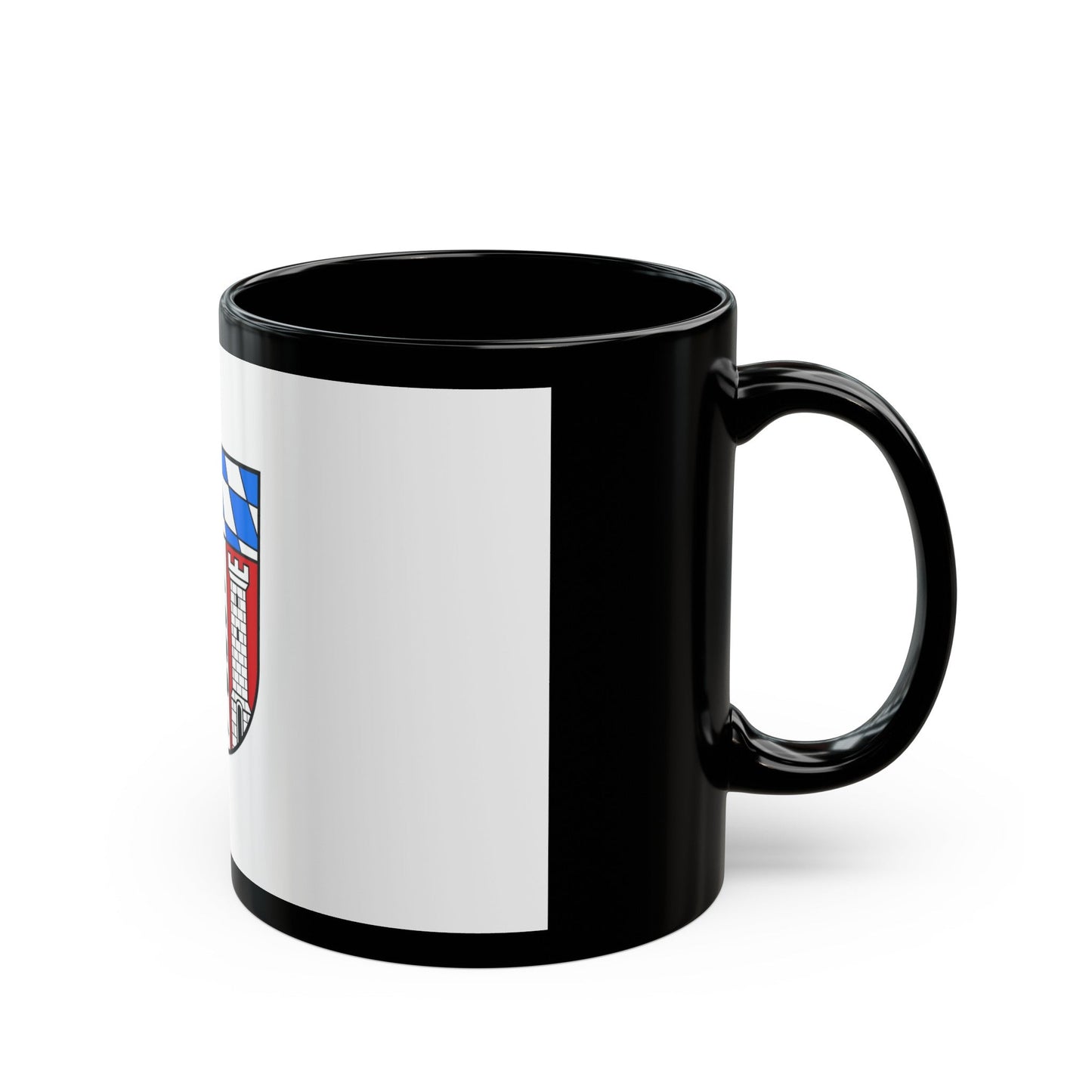 Flag of Regen Germany - Black Coffee Mug-The Sticker Space