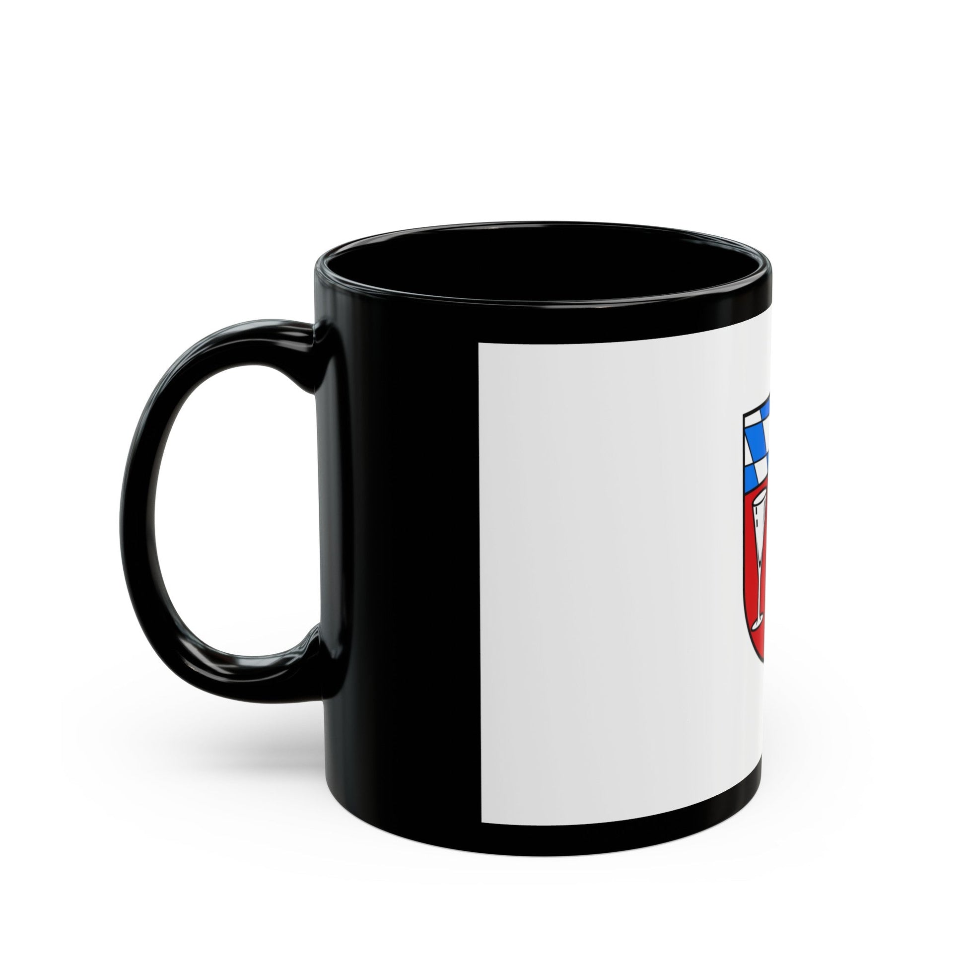 Flag of Regen Germany - Black Coffee Mug-The Sticker Space