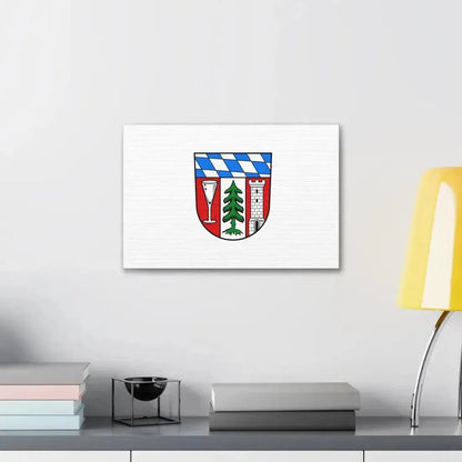 Flag of Regen Germany - Canvas Wall Art - The Sticker Space