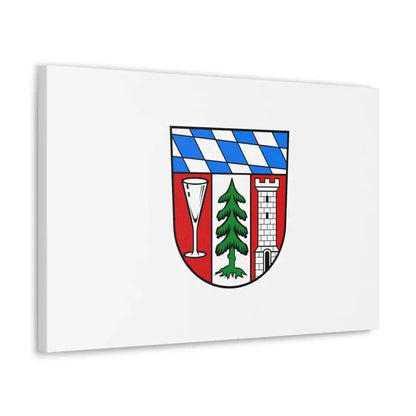 Flag of Regen Germany - Canvas Wall Art - The Sticker Space