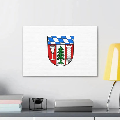 Flag of Regen Germany - Canvas Wall Art - The Sticker Space