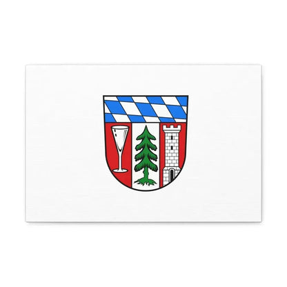 Flag of Regen Germany - Canvas Wall Art - The Sticker Space