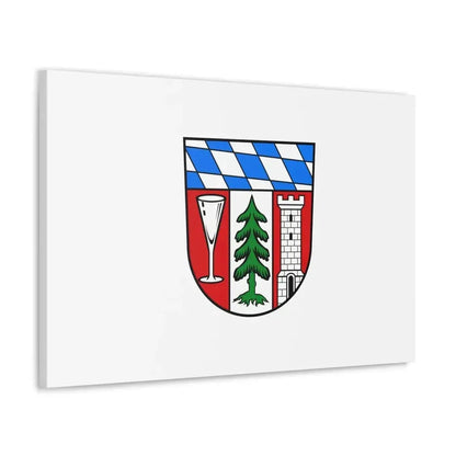 Flag of Regen Germany - Canvas Wall Art - The Sticker Space