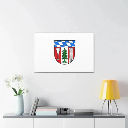 Flag of Regen Germany - Canvas Wall Art - The Sticker Space