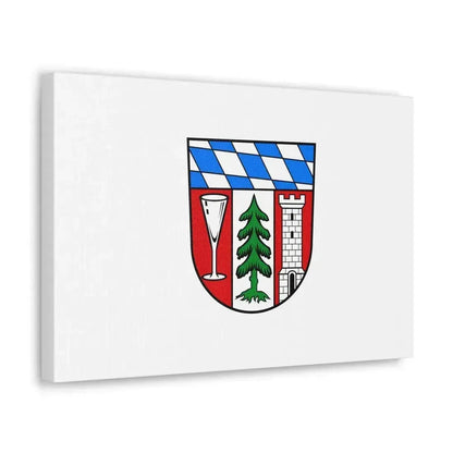 Flag of Regen Germany - Canvas Wall Art - The Sticker Space
