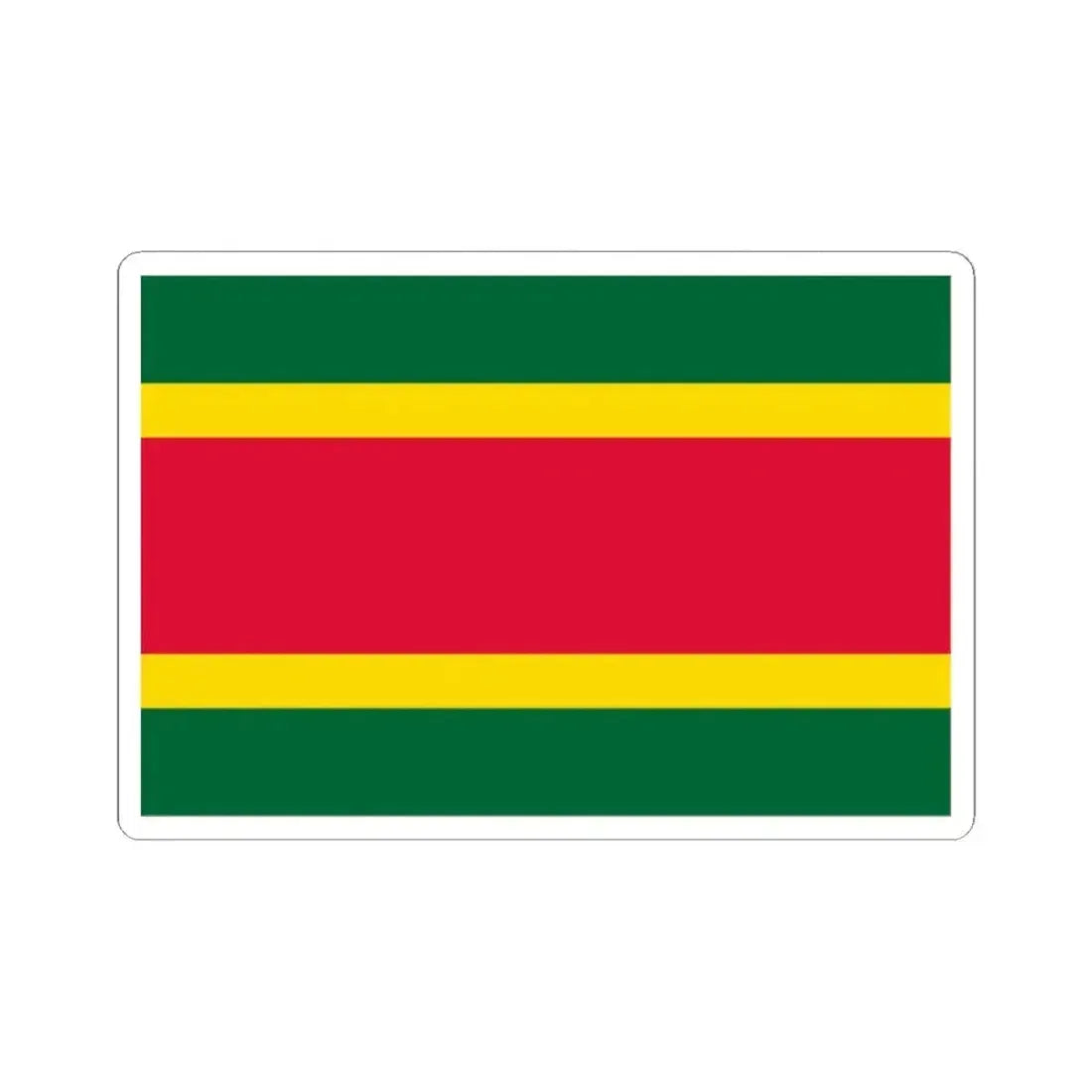 Flag of Regency of Algiers (Algeria) STICKER Vinyl Kiss-Cut Decal 2 Inch White - The Sticker Space