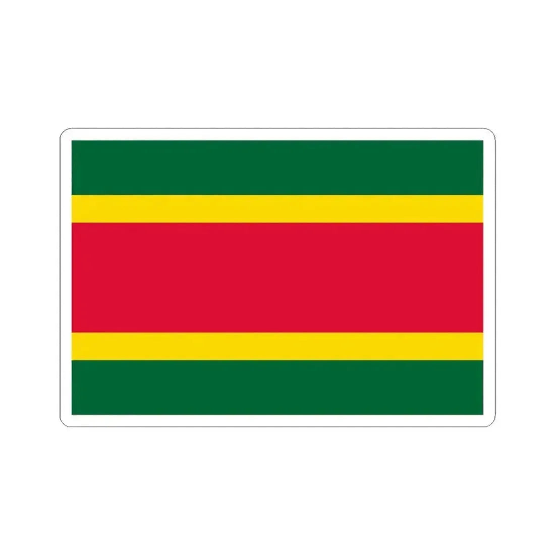 Flag of Regency of Algiers (Algeria) STICKER Vinyl Kiss-Cut Decal 3 Inch White - The Sticker Space