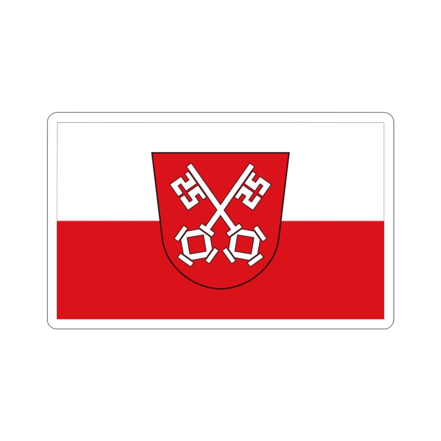 Flag of Regensburg 2 Germany STICKER Vinyl Die-Cut Decal-2 Inch-The Sticker Space