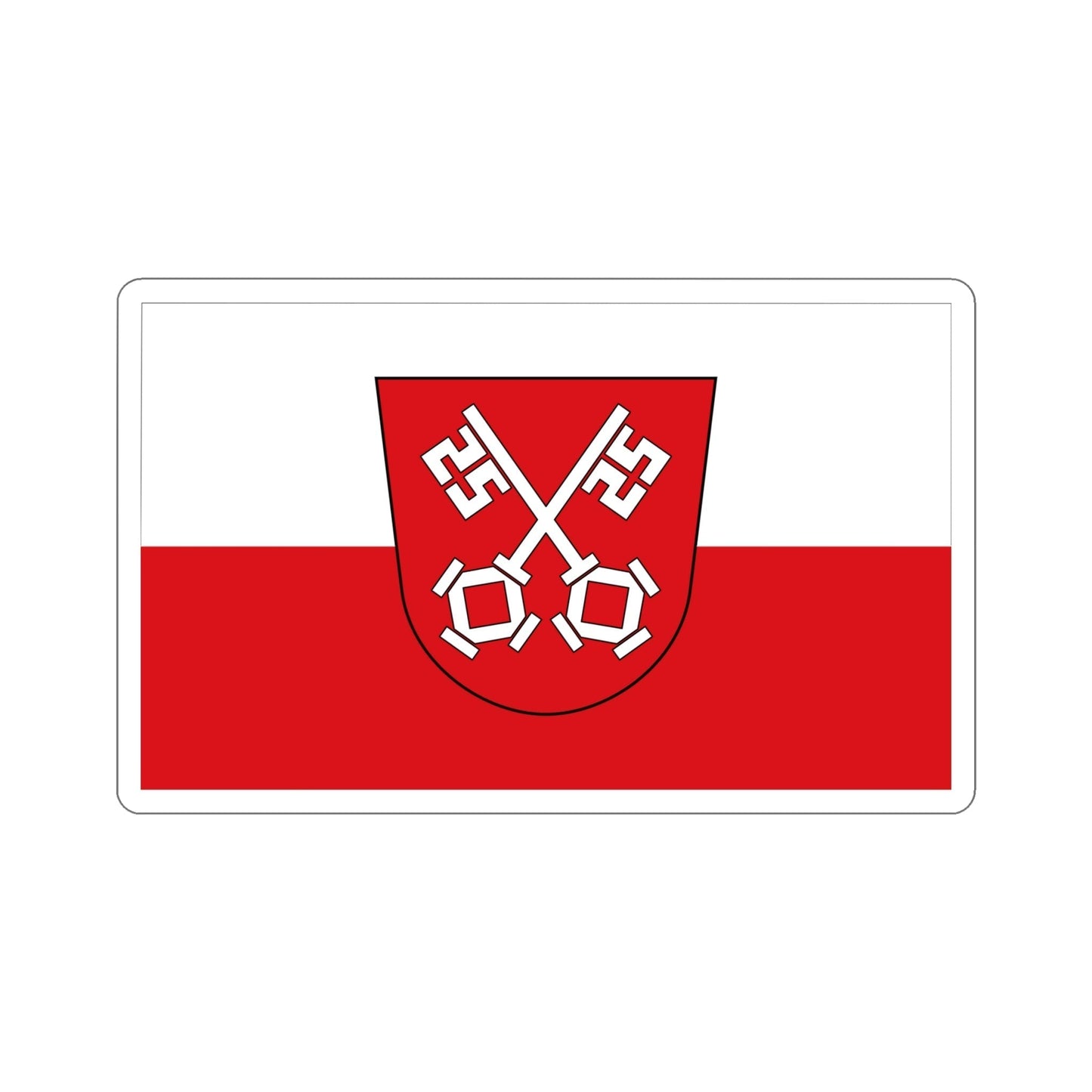 Flag of Regensburg 2 Germany STICKER Vinyl Die-Cut Decal-6 Inch-The Sticker Space