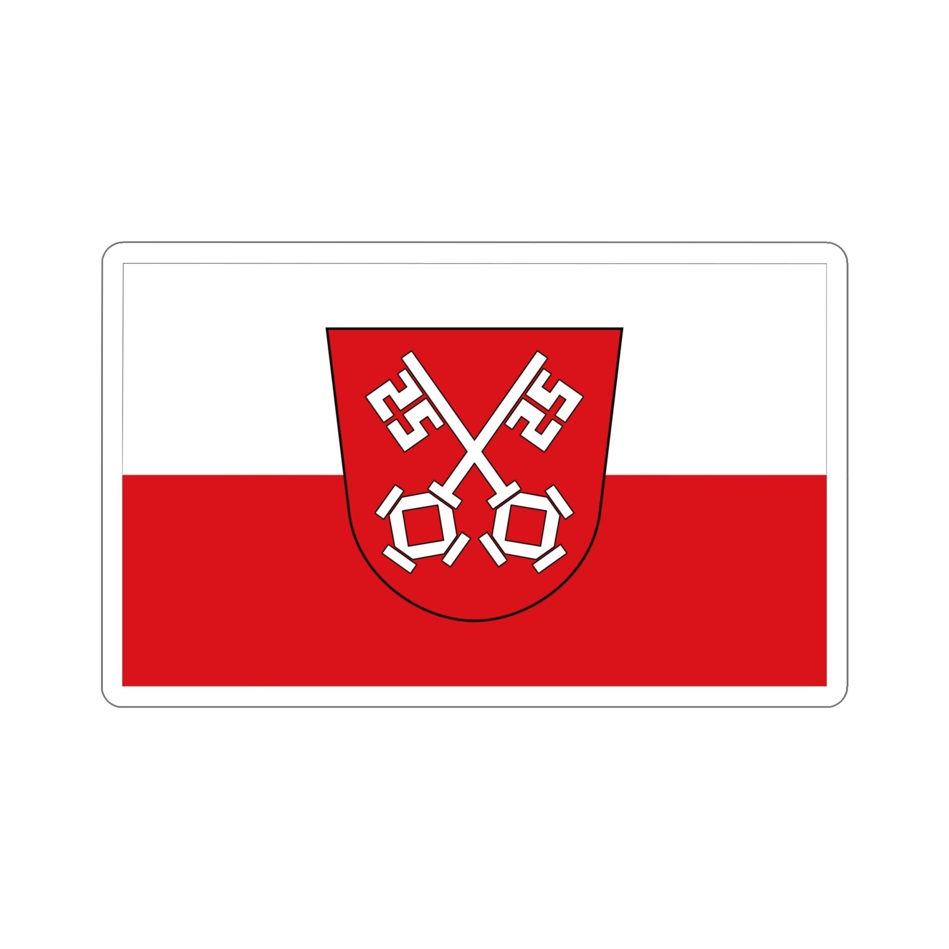 Flag of Regensburg 2 Germany STICKER Vinyl Die-Cut Decal-6 Inch-The Sticker Space