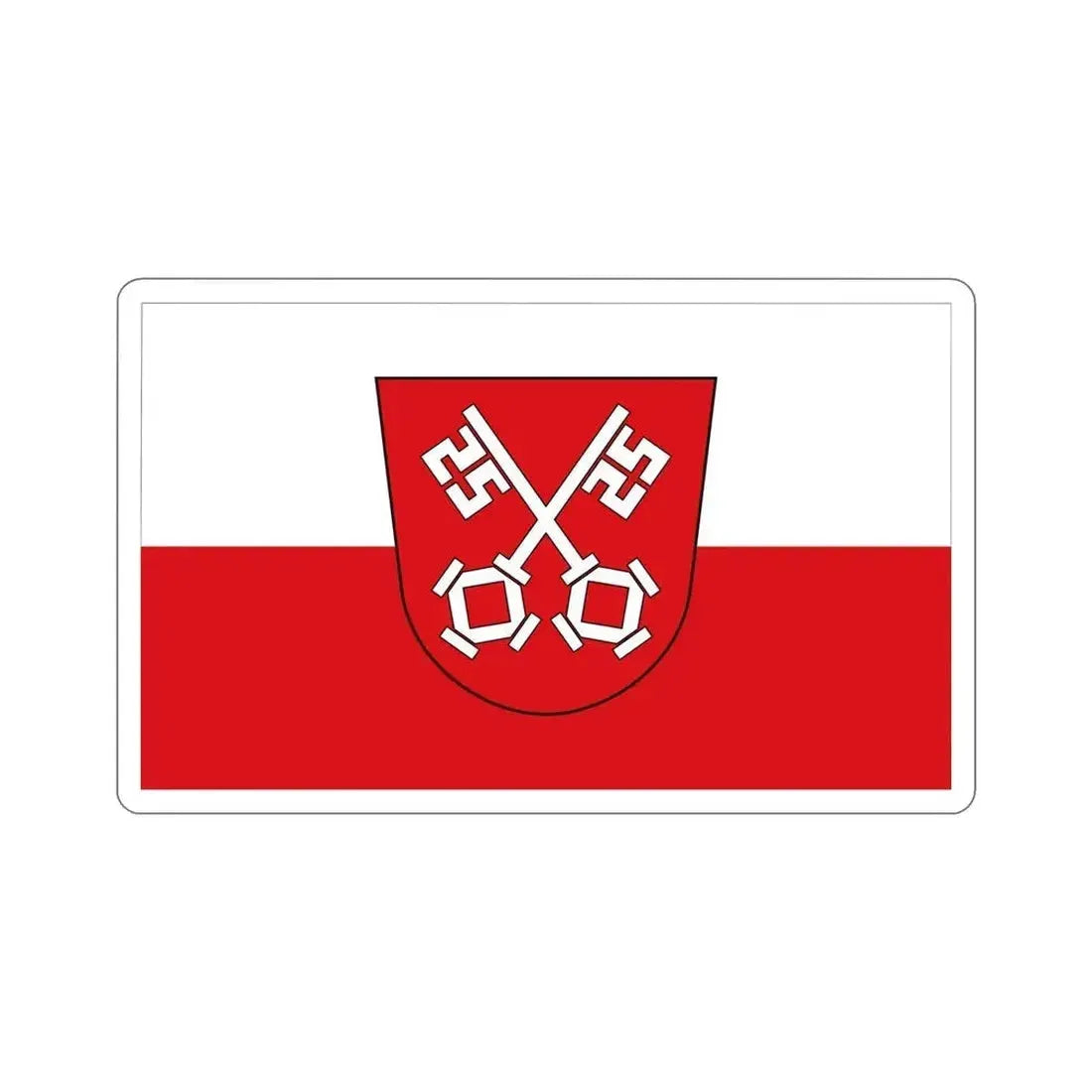 Flag of Regensburg 2 Germany STICKER Vinyl Die-Cut Decal 6 Inch - The Sticker Space