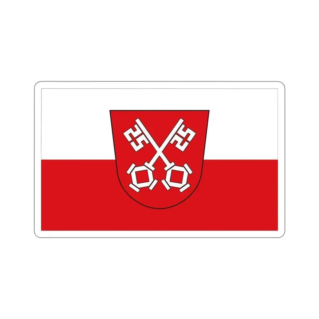 Flag of Regensburg 2 Germany STICKER Vinyl Die-Cut Decal 6 Inch - The Sticker Space