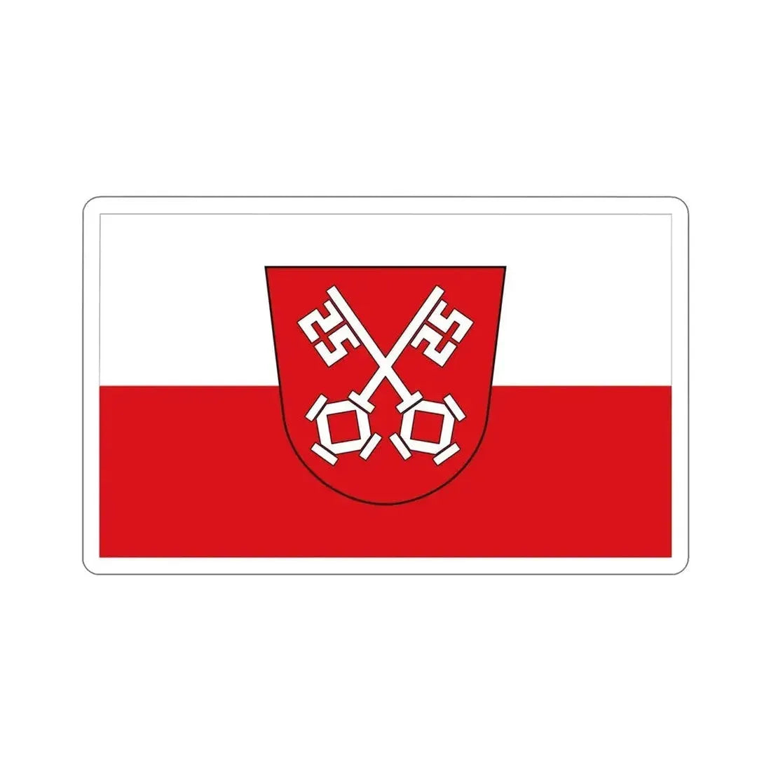 Flag of Regensburg 2 Germany STICKER Vinyl Die-Cut Decal - The Sticker Space